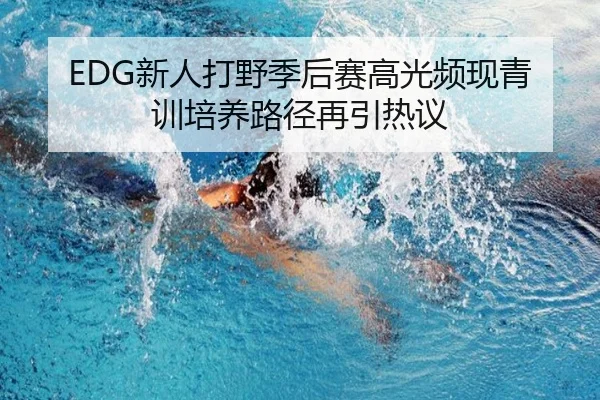 EDG新人打野季后赛高光频现青训培养路径再引热议